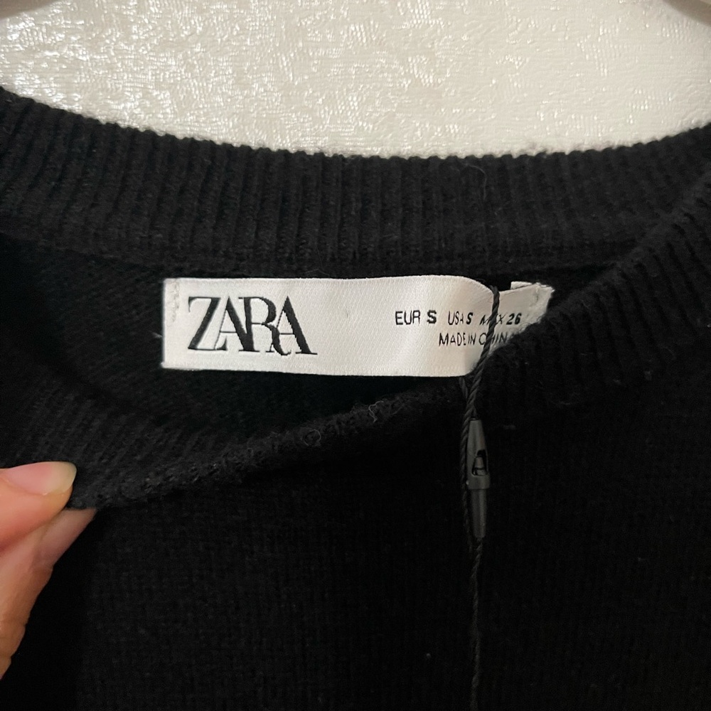 Zara NWT Wool blend dress